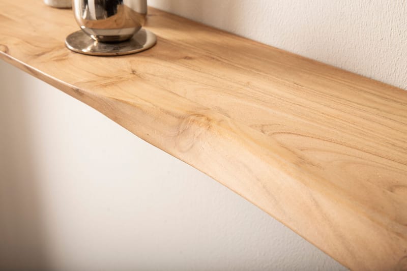 Helela seinähylly 40 cm epäsymmetrinen - lämmin hunajanruskea - Talo & remontointi - Keittiö & kylpyhuone - Keittiö & kodinhoitohuone - Keittiön sisustus - Keittiöhylly