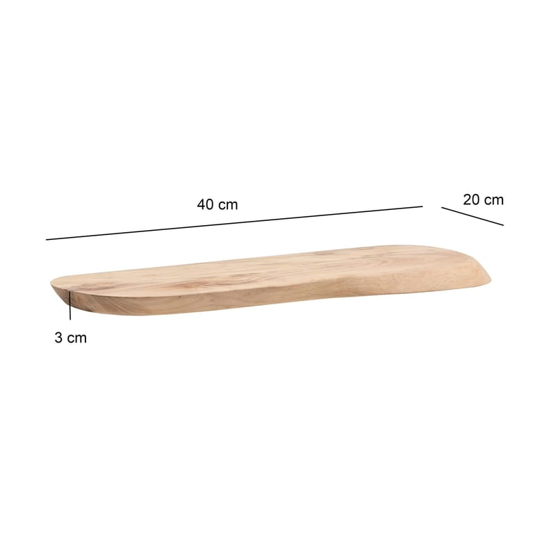 Helela seinähylly 40 cm epäsymmetrinen - lämmin hunajanruskea - Talo & remontointi - Keittiö & kylpyhuone - Keittiö & kodinhoitohuone - Keittiön sisustus - Keittiöhylly