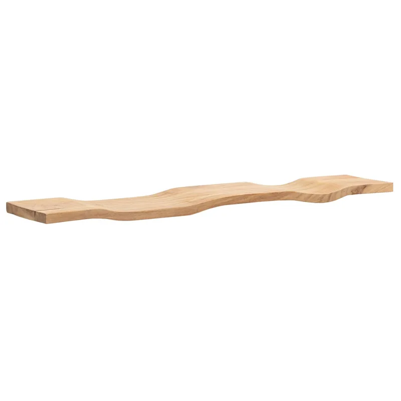 Helova seinähylly 100 cm, lämmin hunajanruskea