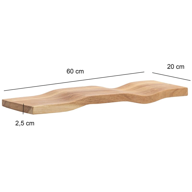 Helova seinähylly 60 cm - lämmin hunajanruskea - Talo & remontointi - Keittiö & kylpyhuone - Keittiö & kodinhoitohuone - Keittiön sisustus - Keittiöhylly