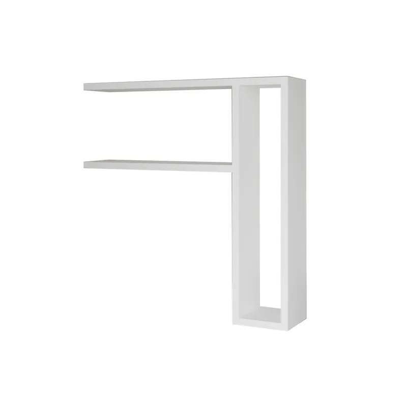 Hollowmere seinähylly 60x61,8x15 cm, Valkoinen