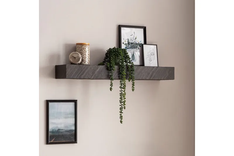 Hyllor Wohnling 90x20 cm - Talo & remontointi - Keittiö & kylpyhuone - Keittiö & kodinhoitohuone - Keittiön sisustus - Keittiöhylly