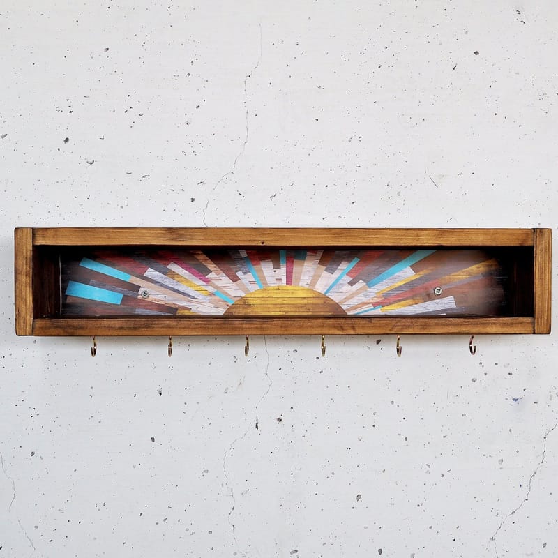 Decorative Wooden Wall Shelf Hanah Home - Talo & remontointi - Keittiö & kylpyhuone - Keittiö & kodinhoitohuone - Keittiön sisustus - Keittiöhylly