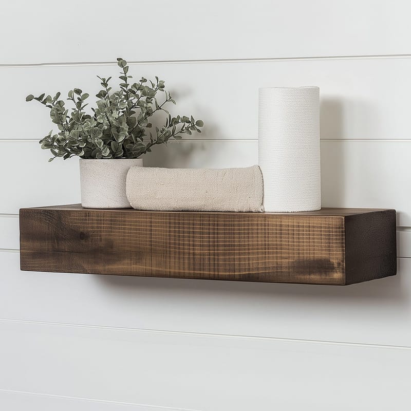 Decorative Wooden Wall Shelf Hanah Home - Talo & remontointi - Keittiö & kylpyhuone - Keittiö & kodinhoitohuone - Keittiön sisustus - Keittiöhylly
