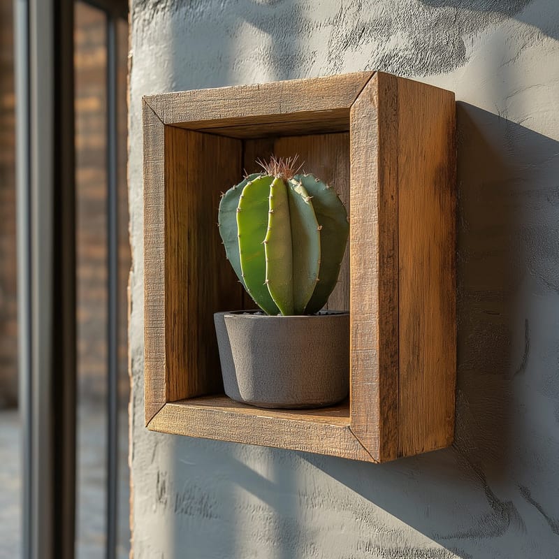 Decorative Wooden Wall Shelf Hanah Home - Talo & remontointi - Keittiö & kylpyhuone - Keittiö & kodinhoitohuone - Keittiön sisustus - Keittiöhylly