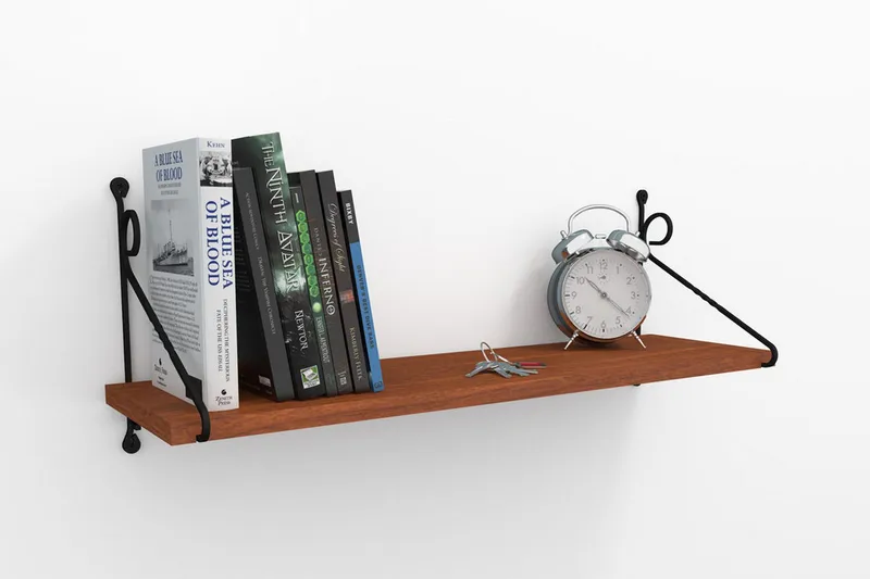 Decormet Seinähylly - Ruskea - Talo & remontointi - Keittiö & kylpyhuone - Keittiö & kodinhoitohuone - Keittiön sisustus - Keittiöhylly