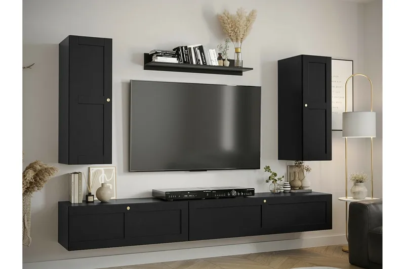 Dunvegan Vägghylla 100x22 cm Black - Talo & remontointi - Keittiö & kylpyhuone - Keittiö & kodinhoitohuone - Keittiön sisustus - Keittiöhylly