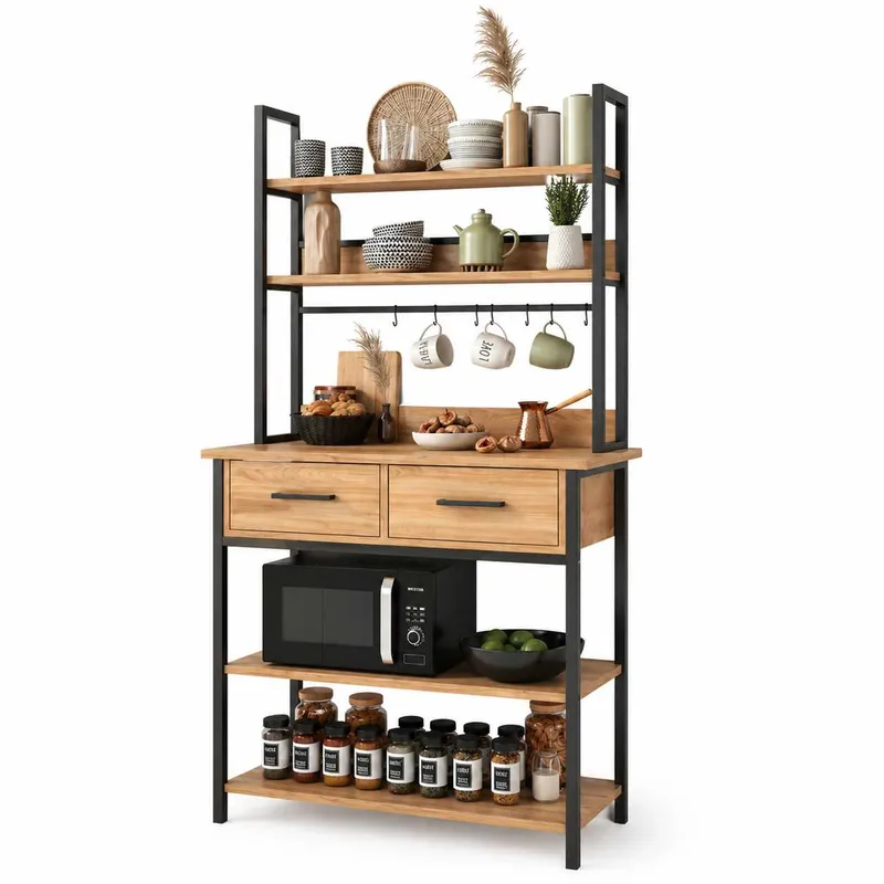 Keittiöhylly Hanah Home Frame (82 x 169 x 39 cm) Atlantic Pine, Atlantic Pine