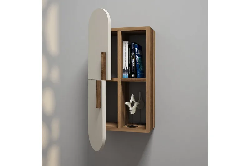 Seinähylly Amtorp 35 cm - Ruskea - Talo & remontointi - Keittiö & kylpyhuone - Keittiö & kodinhoitohuone - Keittiön sisustus - Keittiöhylly