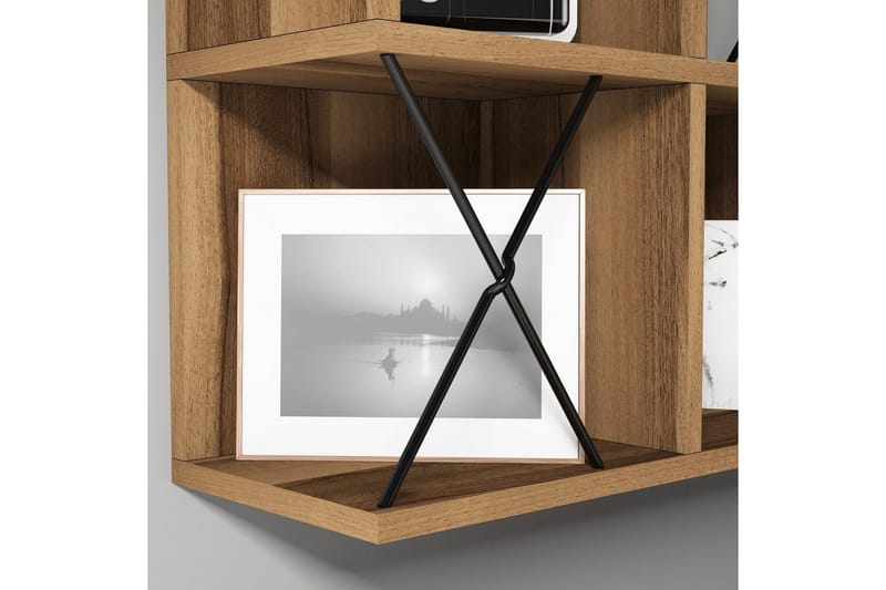 Seinähylly Amtorp 60 cm - Ruskea/Musta - Talo & remontointi - Keittiö & kylpyhuone - Keittiö & kodinhoitohuone - Keittiön sisustus - Keittiöhylly