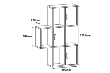 Seinähylly Amtorp 75 cm - Ruskea - Talo & remontointi - Keittiö & kylpyhuone - Keittiö & kodinhoitohuone - Keittiön sisustus - Keittiöhylly