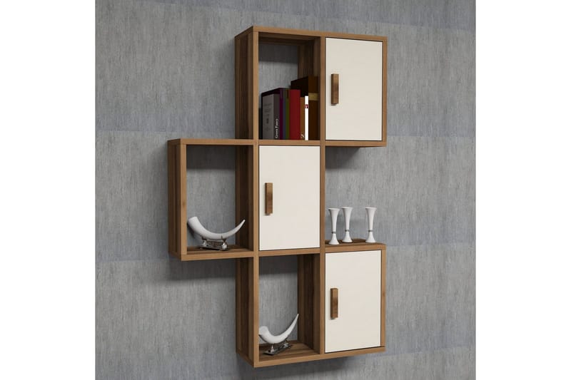 Seinähylly Amtorp 75 cm - Ruskea - Talo & remontointi - Keittiö & kylpyhuone - Keittiö & kodinhoitohuone - Keittiön sisustus - Keittiöhylly