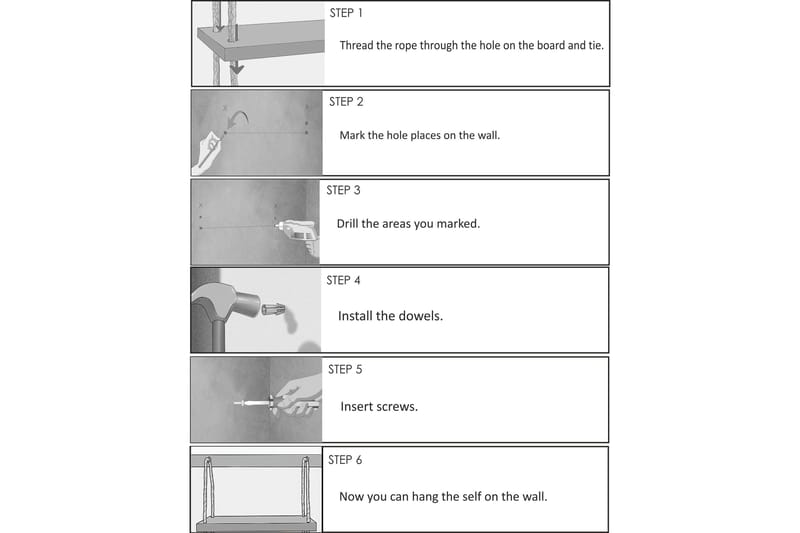 Seinähylly Arthur Naru - Ruskea - Talo & remontointi - Keittiö & kylpyhuone - Keittiö & kodinhoitohuone - Keittiön sisustus - Keittiöhylly