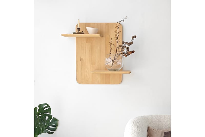 Seinähylly Busselton 66 cm - Tammi - Talo & remontointi - Keittiö & kylpyhuone - Keittiö & kodinhoitohuone - Keittiön sisustus - Keittiöhylly