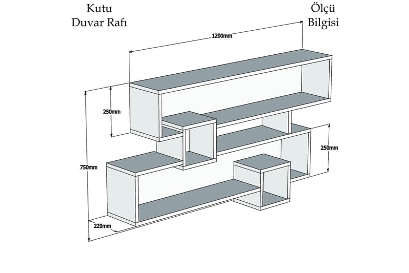 Seinähylly Fatimah - Talo & remontointi - Keittiö & kylpyhuone - Keittiö & kodinhoitohuone - Keittiön sisustus - Keittiöhylly