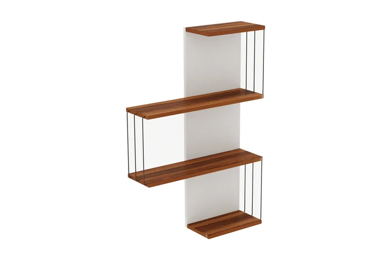 Seinähylly Ljusfors 96x65 cm, Luonnonväri/Valkoinen