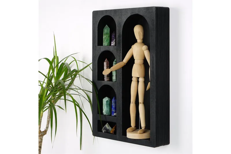 Seinähylly Masatane 26 cm, Musta