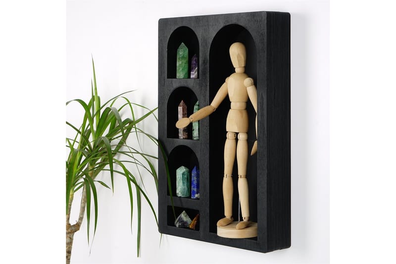 Seinähylly Masatane 26 cm, Musta