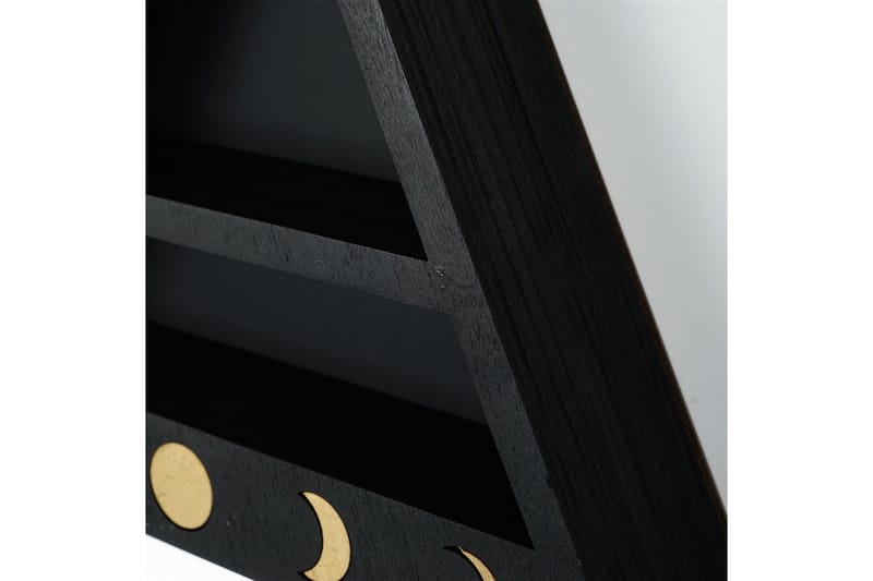 Seinähylly Masatane 30 cm - Musta - Talo & remontointi - Keittiö & kylpyhuone - Keittiö & kodinhoitohuone - Keittiön sisustus - Keittiöhylly