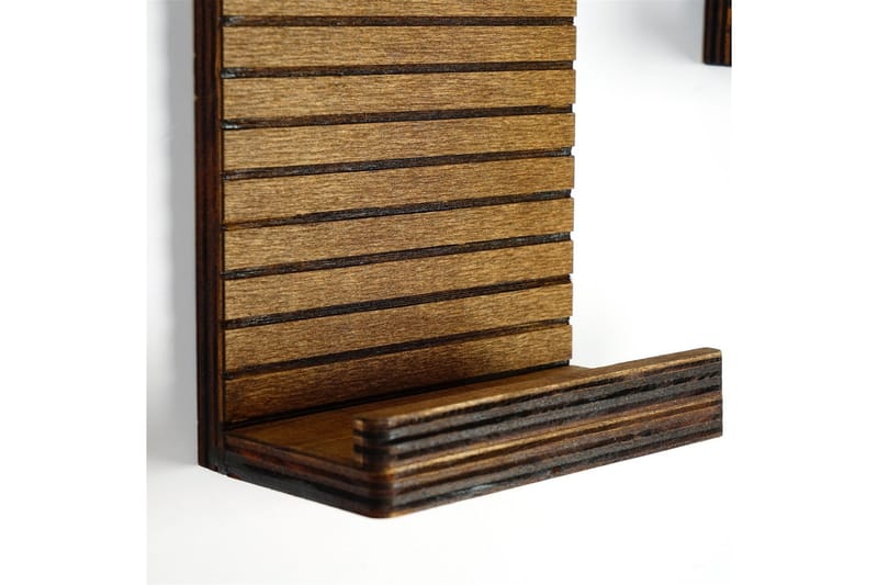 Seinähylly Nagaji 13 cm - Pähkinä - Talo & remontointi - Keittiö & kylpyhuone - Keittiö & kodinhoitohuone - Keittiön sisustus - Keittiöhylly