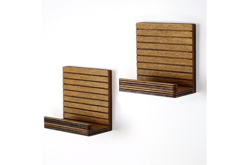 Seinähylly Nagaji 13 cm - Pähkinä - Talo & remontointi - Keittiö & kylpyhuone - Keittiö & kodinhoitohuone - Keittiön sisustus - Keittiöhylly