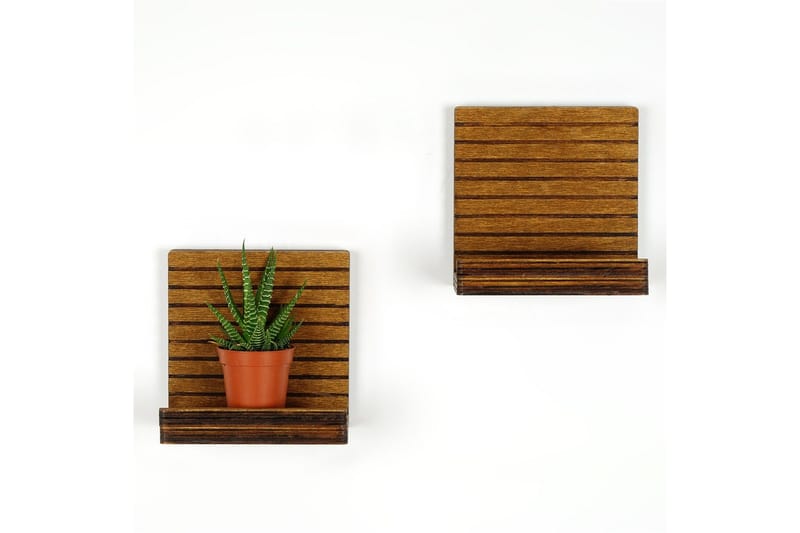 Seinähylly Nagaji 13 cm - Pähkinä - Talo & remontointi - Keittiö & kylpyhuone - Keittiö & kodinhoitohuone - Keittiön sisustus - Keittiöhylly