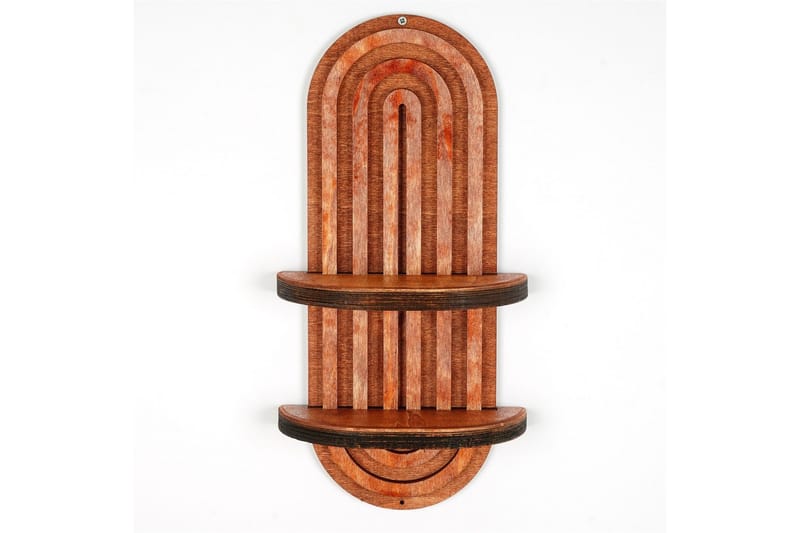 Seinähylly Nagaji 40 cm - Vaaleanpunainen - Talo & remontointi - Keittiö & kylpyhuone - Keittiö & kodinhoitohuone - Keittiön sisustus - Keittiöhylly