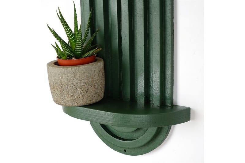 Seinähylly Nagaji 40 cm - Vihreä - Talo & remontointi - Keittiö & kylpyhuone - Keittiö & kodinhoitohuone - Keittiön sisustus - Keittiöhylly