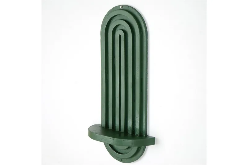 Seinähylly Nagaji 40 cm - Vihreä - Talo & remontointi - Keittiö & kylpyhuone - Keittiö & kodinhoitohuone - Keittiön sisustus - Keittiöhylly