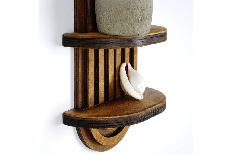 Seinähylly Nagaji 40 cm - Pähkinä - Talo & remontointi - Keittiö & kylpyhuone - Keittiö & kodinhoitohuone - Keittiön sisustus - Keittiöhylly