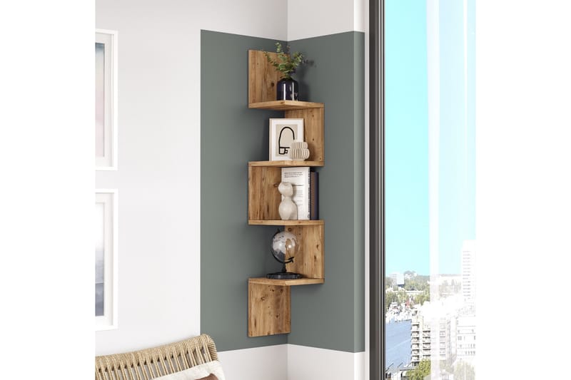 Seinähylly Qorgyle 22 cm, Ruskea