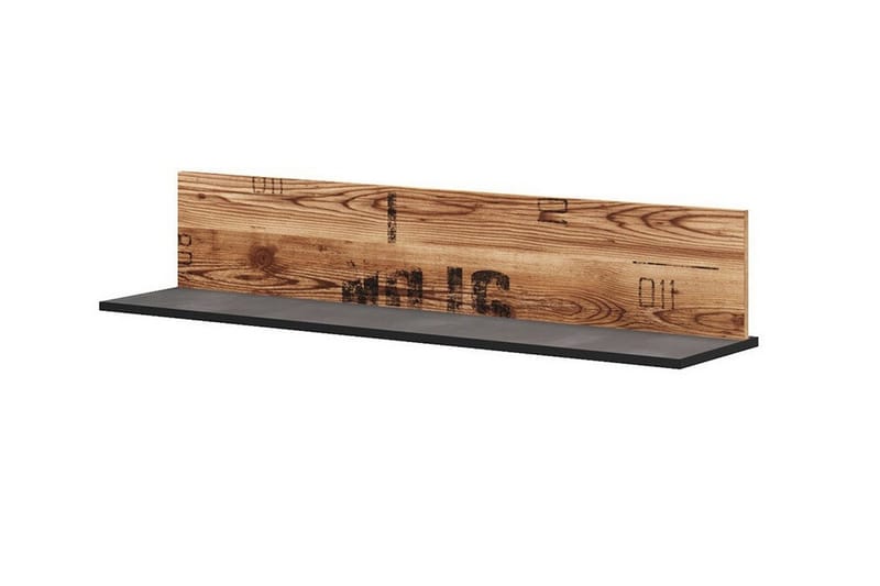 Seinähylly Rathmore 110x22 cm, Harmaa