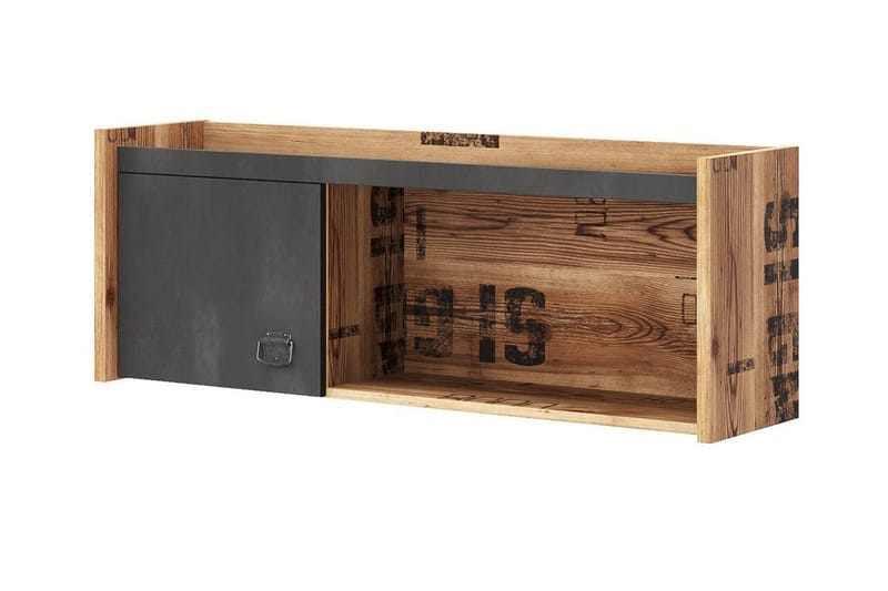 Seinähylly Rathmore 110x28 cm, Harmaa