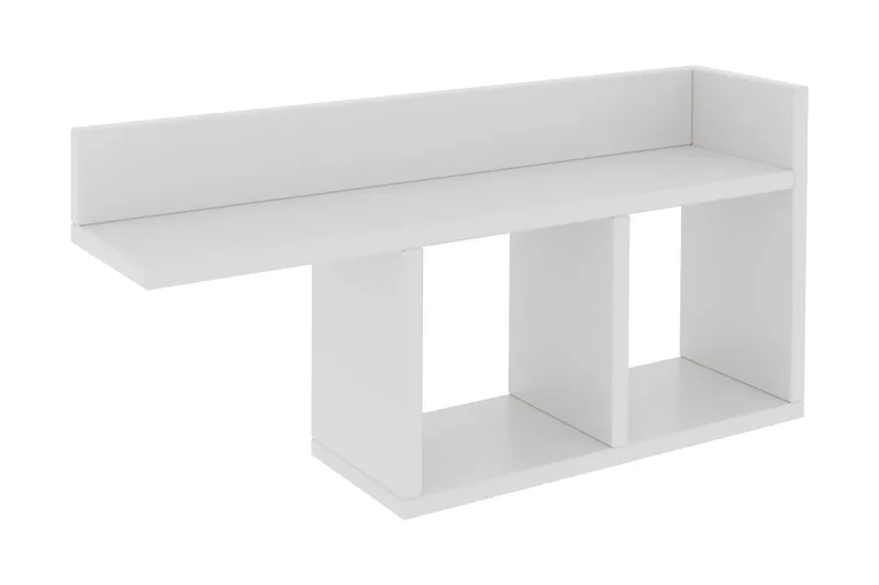 Seinähylly Rooman 62x18 cm, Valkoinen