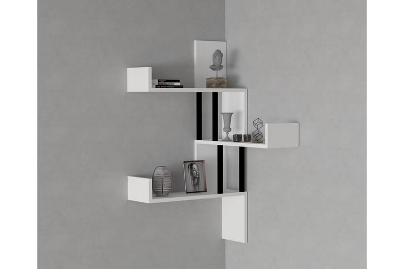 Seinähylly Samn 20x105 cm 3-pak - Valkoinen - Talo & remontointi - Keittiö & kylpyhuone - Keittiö & kodinhoitohuone - Keittiön sisustus - Keittiöhylly