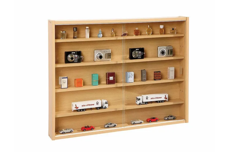 Seinävitriini Cestica 80 cm, Pyökki