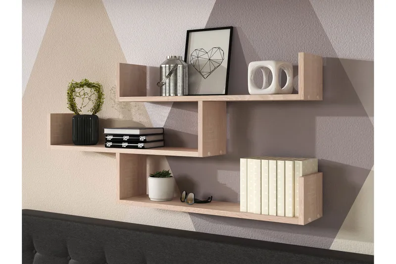 Trio Seinähylly 119x18x55 cm - Talo & remontointi - Keittiö & kylpyhuone - Keittiö & kodinhoitohuone - Keittiön sisustus - Keittiöhylly