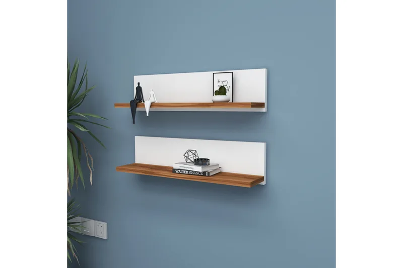 Vägghylla Kalune Design Vit