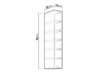 Keittiön Kaappi Templemore 15 cm - Ruskea - Talo & remontointi - Keittiö & kylpyhuone - Keittiö & kodinhoitohuone - Keittiön sisustus - Keittiökaappi