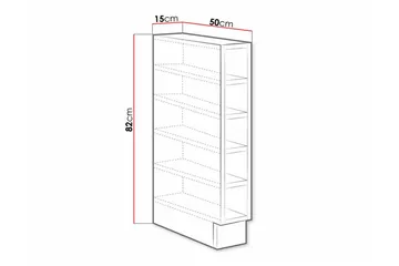 Keittiön Kaappi Templemore 15 cm - Valkoinen - Talo & remontointi - Keittiö & kylpyhuone - Keittiö & kodinhoitohuone - Keittiön sisustus - Keittiökaappi