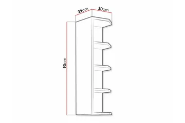 Keittiön Kaappi Templemore 30 cm - Ruskea - Talo & remontointi - Keittiö & kylpyhuone - Keittiö & kodinhoitohuone - Keittiön sisustus - Keittiökaappi
