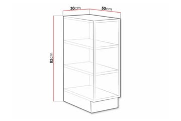 Keittiön Kaappi Templemore 30 cm - Valkoinen - Talo & remontointi - Keittiö & kylpyhuone - Keittiö & kodinhoitohuone - Keittiön sisustus - Keittiökaappi