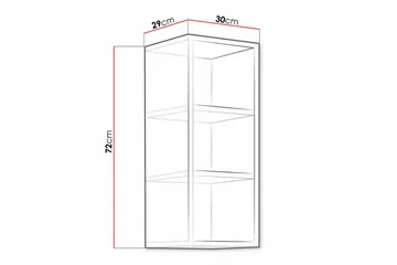 Keittiön Kaappi Templemore 30 cm - Valkoinen - Talo & remontointi - Keittiö & kylpyhuone - Keittiö & kodinhoitohuone - Keittiön sisustus - Keittiökaappi