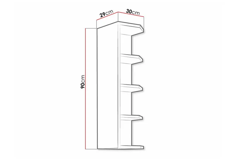 Keittiön Kaappi Templemore 30 cm - Valkoinen - Talo & remontointi - Keittiö & kylpyhuone - Keittiö & kodinhoitohuone - Keittiön sisustus - Keittiökaappi