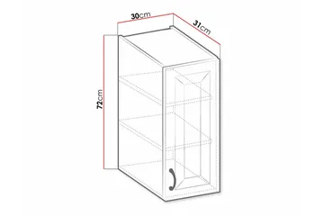 Keittiön Kaappi Templemore 30 cm - Talo & remontointi - Keittiö & kylpyhuone - Keittiö & kodinhoitohuone - Keittiön sisustus - Keittiökaappi