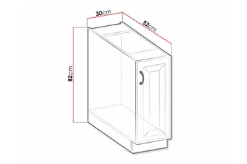 Keittiön Kaappi Templemore 30 cm - Talo & remontointi - Keittiö & kylpyhuone - Keittiö & kodinhoitohuone - Keittiön sisustus - Keittiökaappi