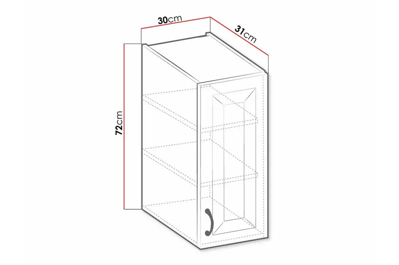 Keittiön Kaappi Templemore 30 cm - Talo & remontointi - Keittiö & kylpyhuone - Keittiö & kodinhoitohuone - Keittiön sisustus - Keittiökaappi