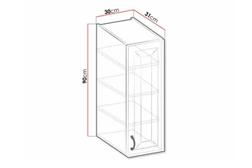 Keittiön Kaappi Templemore 30 cm - Talo & remontointi - Keittiö & kylpyhuone - Keittiö & kodinhoitohuone - Keittiön sisustus - Keittiökaappi
