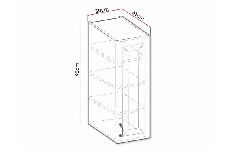 Keittiön Kaappi Templemore 30 cm - Talo & remontointi - Keittiö & kylpyhuone - Keittiö & kodinhoitohuone - Keittiön sisustus - Keittiökaappi