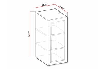 Keittiön Kaappi Templemore 40 cm - Talo & remontointi - Keittiö & kylpyhuone - Keittiö & kodinhoitohuone - Keittiön sisustus - Keittiökaappi